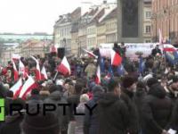 Poland: Thousands of nationalists hold anti-refugee rally in Warsaw