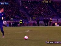 Odważne zagranie Wojtka Szczęsnego w meczu Roma - Fiorentina