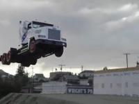 Semi Truck Jump