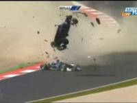 Spektakularny wypadek w Formule 3