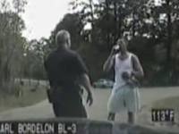 Uciekinier wmawia policjantowi, że jest biegaczem