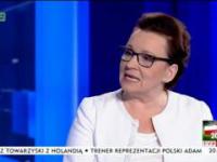 Minister edukacji Joanna Zaleska merytorycznie w tvp - 1.06.2016