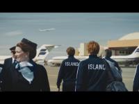 Piękna reklama islandkich lini lotniczych 