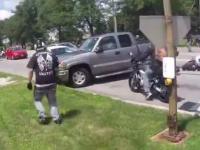 Kierowca Pickupa próbował rozjechać grupę motocyklistów