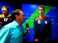 Zapłakany Piotr Wyszomirski po meczu o brązowy medal z Niemcami