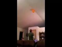 Jak łatwo złapać balon unoszący się pod sufitem