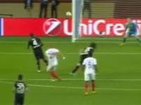 Kamil Glik strzela pięknego gola w Lidze Mistrzów w meczu Monaco 1 - 1 Bayer Leverkusen