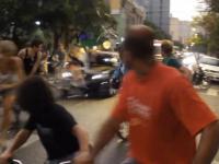 Kierowca wjeżdża w rowerzystów na Masie Krytycznej w Brazylii