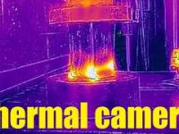 Prasa hydrauliczna i kamera termowizyjna 