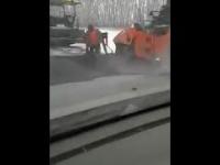 Jak się kładzie asfalt w Rosji