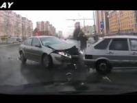 Wypadek na przejściu dla pieszych