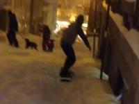 Miejski snowboard