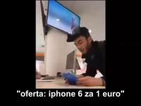 Imigrant chce kupić iPhona 6 za 1 Euro