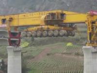 Budowa mostu w Chinach 