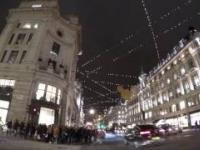 Spacer po londynie wieczorem 4K video