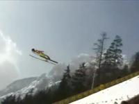 Skoki narciarskie w Planicy-widok z trybun