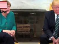 Komu podać rękę a komu nogę... Trump vs. Merkel