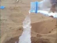Lód na pustyni w 5 sekund ! ;)