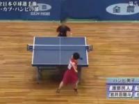 Niesamowity mecz pięciolatków w ping-ponga