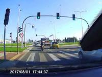 Groźny wypadek motocyklisty w Krośnie