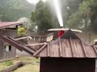 Automatyczny system gaśniczy w japońskiej wiosce