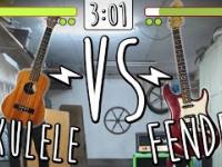 Popular Rock Riffs went UKULELE (Fender vs Ukulele)