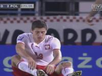 Robert Lewandowski - Debiut w Reprezentacji Polski (2008 San Marino v Polska 0-2)