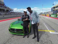 Spotkanie najszybszych - Lewis Hamilton zabiera Usaina Bolta na przejażdżkę