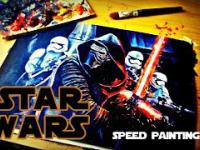 STAR WARS [Kylo Ren] - Speed painting | The last Jedi |
