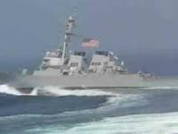 Bardzo szybki zwrot niszczyciela US Navy