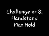 Challenge nr 8: Handstand Max Hold