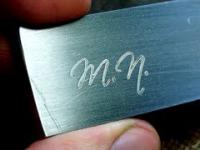 Jak w prosty sposób „wypalić/wytrawic” swoje logo na kawałku metalu np. noża
