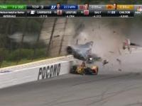 Przerażający wypadek w IndyCar