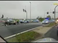 Groźny wypadek radiowozu z Renault Clio w Opolu