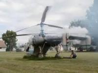 Nie diesel, ale ruski helikopter też musi dymić