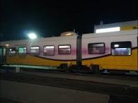Wandal pomalował pociąg pędzący 130 km/h