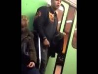 Cygan kradnie iphone w metrze w Budapeszcie