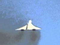 Start Concorde uchwycony z bliskiej odległości