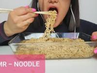 NOODLE ASMR AND PREPARING - eating sounds
