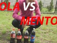 Eksperyment Coca Cola/Cola Zero/Pepsi vs Mentos