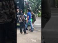 kierowca autobusu kontra facet z hulajnogą