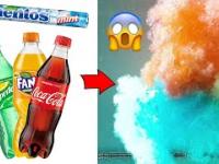 Coca cola vs mentos pod wodą