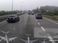 Gdańsk: Dziwne zachowanie kierowcy volvo na obwodnicy