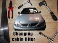 Changing cabin air filter - Renault Megane I 1.4 16V