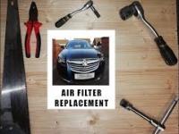 Opel/Vauxhall Insignia 2015 2.0 diesel ecoflex - air filter replacement