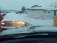 Zimowa agresja drogowa w Kanadzie