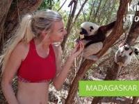 Madagaskar 4 - lokalna wioska, święte jezioro, lemury, obiad z cudownym krajobrazem i plaża. 4K