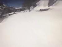 Stok narciarski z twardą niespodzianką