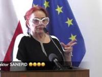 To nie kabaret, to dyrektorka sanepidu opowiada o koronawirusie w Polsce