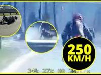 ????⬅️???? Wypadek podczas policyjnego pościgu ⚠️ Motocyklista uciekał 250 km/h❗️